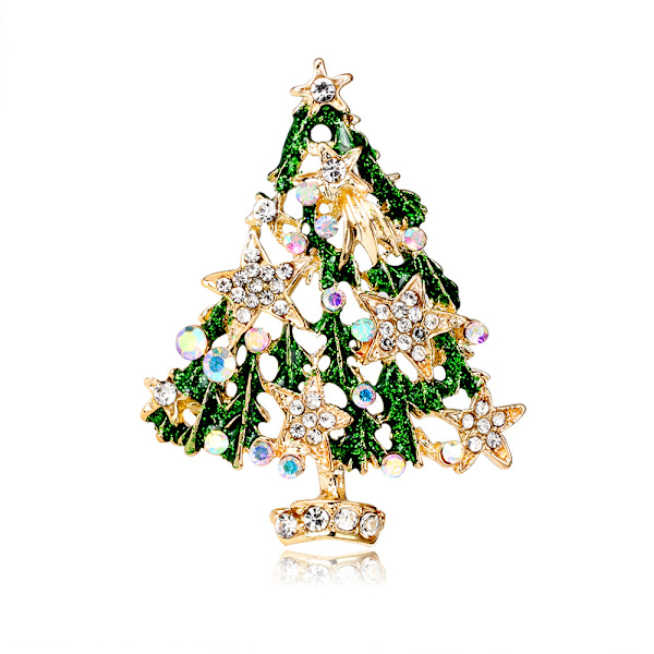 (L)Julbrosch Dekorativ Brosch Julgran Brosch Dimon