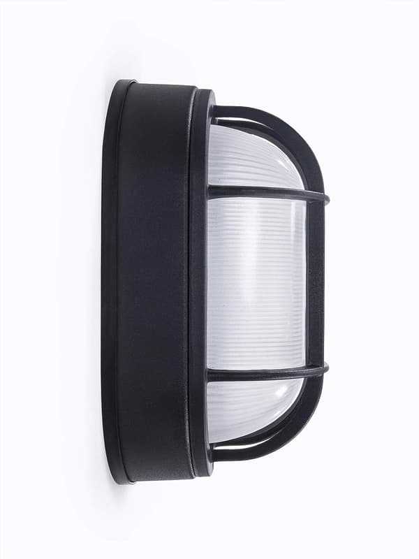 Utomhus 21 cm oval LED-skottbelysning, infälld montering för vägg