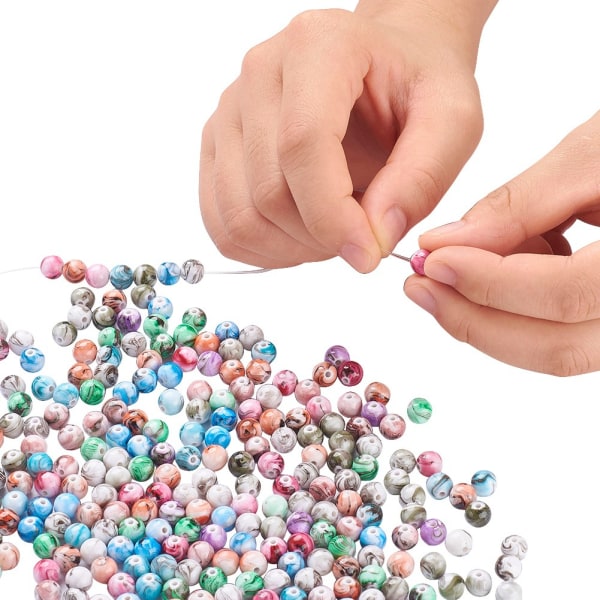 500pcs Craft Beads for Jewelry Making, for Bracelet Making,