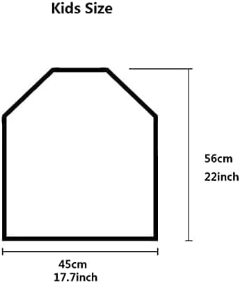 52x45cm Køkkenforklæde i Linned til Børn