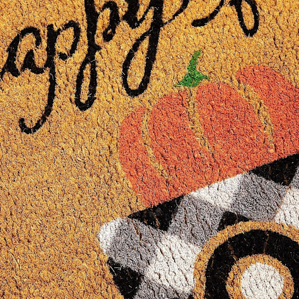 Happy Fall Y'all Dörrmatta för Thanksgiving, Kokosmatta Välkommen Dörrmatta för Hösten (20 x 31.5 tum)