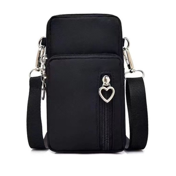 Mobilväska med axelrem Handbag Black