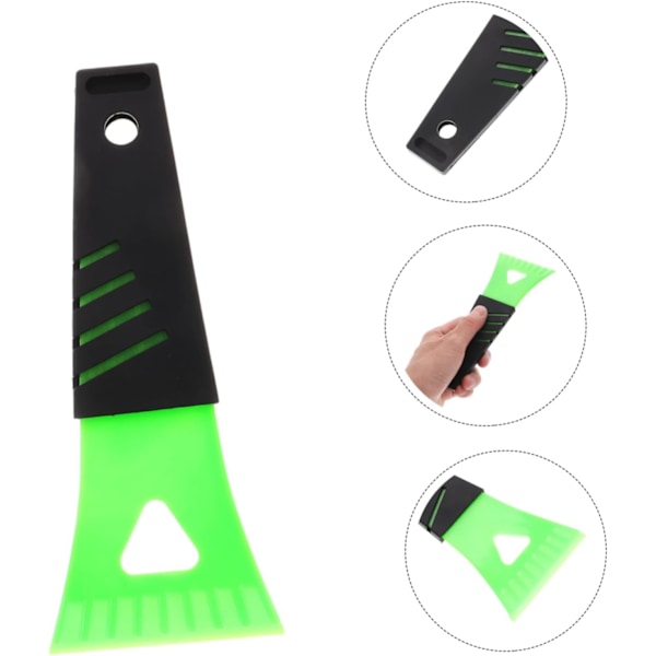 2 stk Mini Snøspade Avrimingsspade Autoskrape Bilskrape Bærbar Avrimingsspade Gjenbrukbar Isskrape