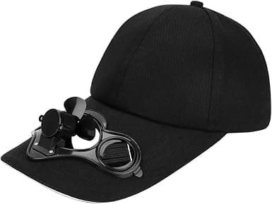Unisex Baseball Cap med Solvifte Solhatt Bomull Pustende Viso