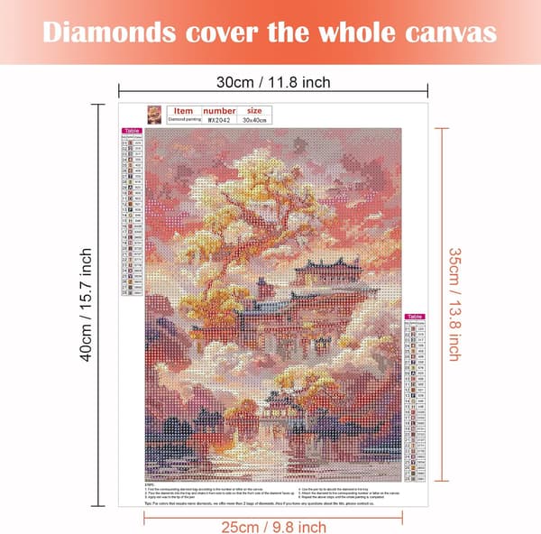 5D Diamantmaleri Elf World 30x40cm Stil 7