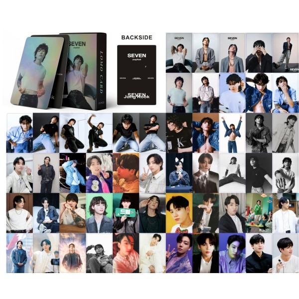 55 st Bangtan Boys V JungKook Fotokort BTS JungKook Lomo Cards BTS JungKook Solo Layover för fans