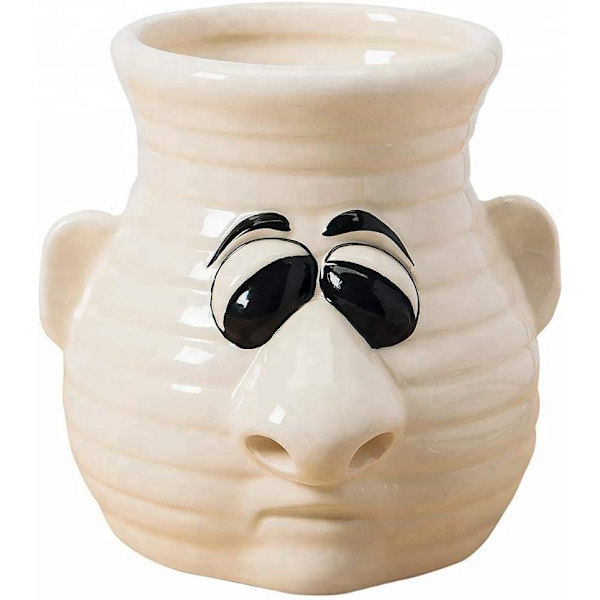 1 stk Egg Separator Morsom Kjøkken Gadget - Gøy Snot Nose Egg Separator Verktøy Nyttig For Matlaging Og Baking Hvit