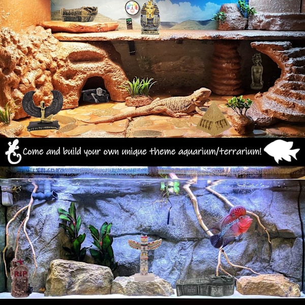 Rome Colosseum Fisktank Dekorasjoner Gammel Arena Amfiteater Romersk Reptil Skilpadde Firfisle Edderkopp T