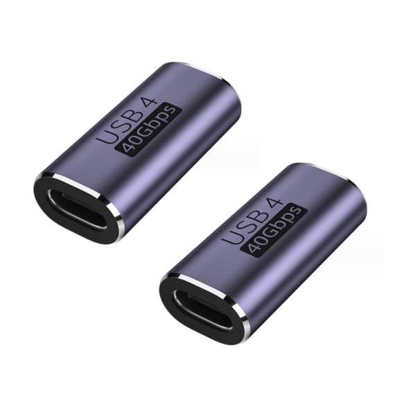 USB C-kobling 40 Gbps, USB C hunn til hunn støtter 8k@60HZ og 100W rask