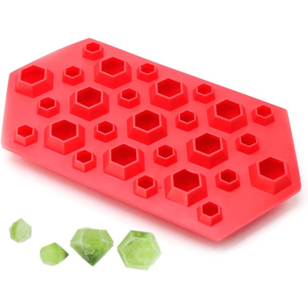 1 kpl 3D Timantit Pieni Helmi Kylmä Jääkuutio Jello Candy Epoxy Plaste Suklaa Silikonimuotti Dia.