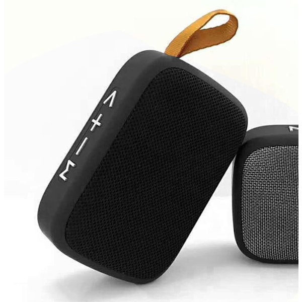 Pieni kaiutin - Mini stereobluetooth-kaiutin subwooferilla, kannettava langaton kaiutin handsfree-hihnalla, mini kaiutin patikointiin, pyöräilyyn, autoon