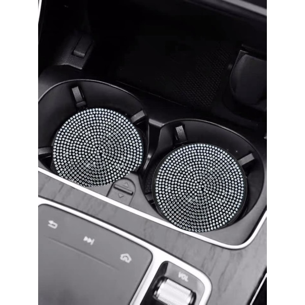 Bling Car Cupinpidikelasinaluset, 2 Pack Universal Anti Slip Si