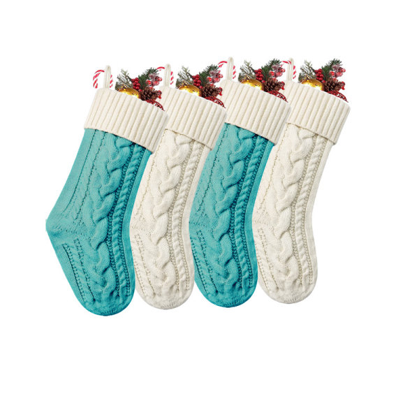 （Style 11） 4pcs Christmas Socks,Xmas Christmas Boots Christmas St