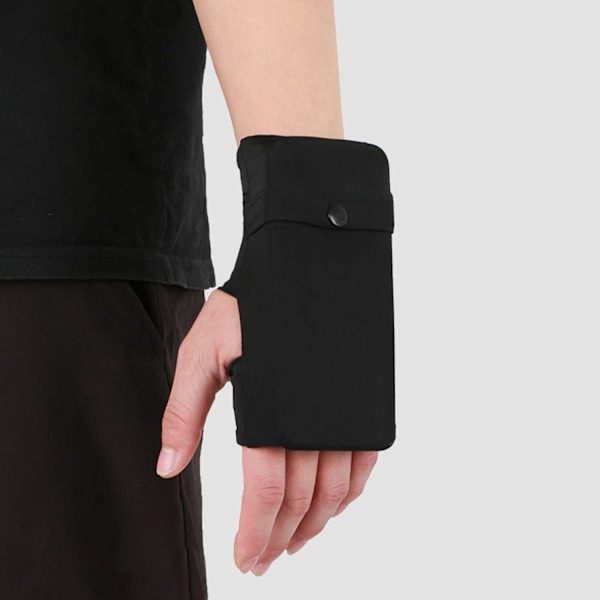 Sports handledsväska Bärbar handledsrem Löparhandledsväska för kvinnor Män Handledsväska Telefon S