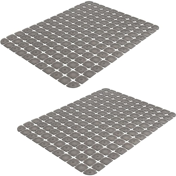 Set med 2 diskbänksmattor för diskbänkar, 40 x 30 cm diskbänksskydd för