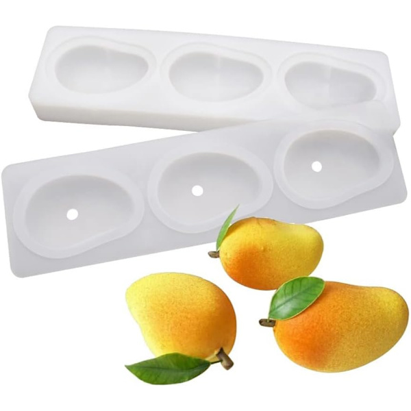 2 stk., Silikonform Dessert Silikonkakeform Til Baking Fondantform Fruktform Sukkergodteri Gele Bakeware Sjokolade