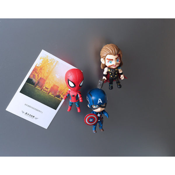 6 kpl Avengers magneettiset jääkaapin tarrat - Avengers jääkaapin D