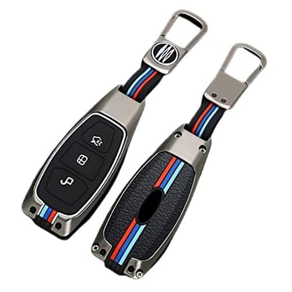 Nyckelring i zinklegering, kompatibel med Ford Fiesta Mondeo MK3 MK4 MK5 Focus 3 4 Ranger Max Ex