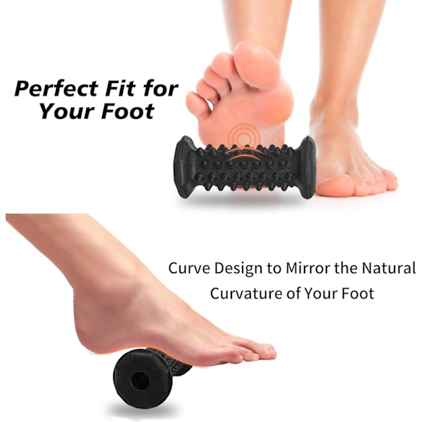 Plantar Fasciitis Relief, Kur for Plantar Fasciitis, Fotvalse, Fotmassasjevalse, Plantar Fasciitis Valse for Hvelv