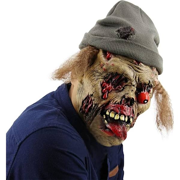 Vuxen läskig mask Halloween skräck spöke djävul mask full huvud mask skämt rekvisita fest dekor