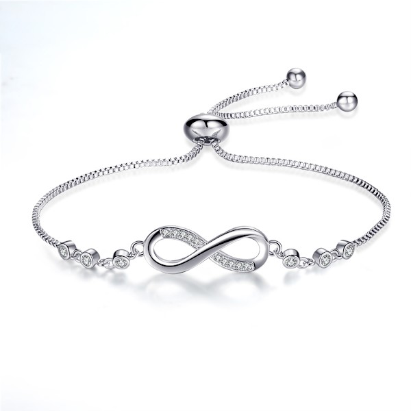 Tillbehör Armband Dam Lycka Obegränsad 8 Ord Mode Zi