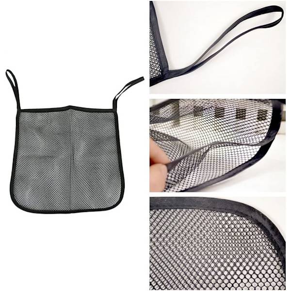 Mesh barnvagnsförvaringsväska, universell barnvagnsförvaringsnät, promenad