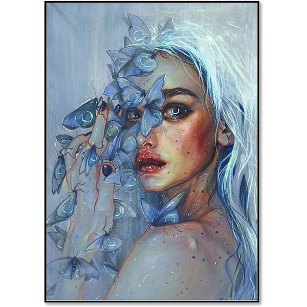 (30x40cm) 5D timanttimaalaussetti aikuisille, DIY täysi pora