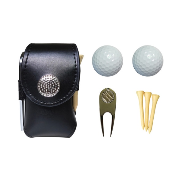 Golfbollväska - Klämma för golfbollshållare Golfbollar Tees Ba