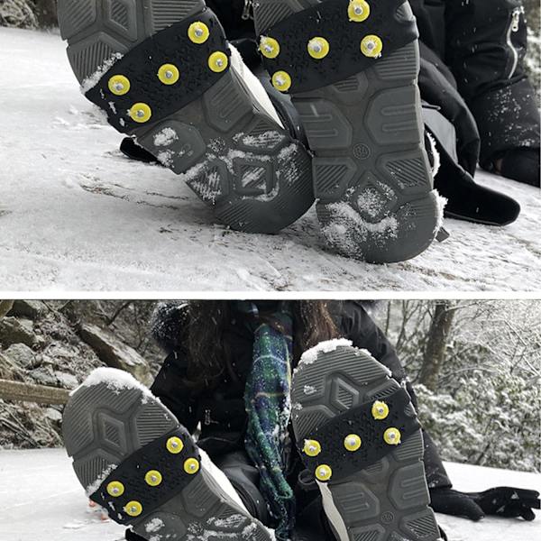 Traction Walking - Liukumattomat nastakengänpäälliset - Miehet Naiset Jääkynnet Ulkoiluun Vaellukseen Kalastukseen Wa