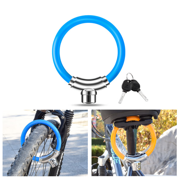 Cykel Cykel Ring Lås Anti-tyveri Lås Bike Portable Mini Se