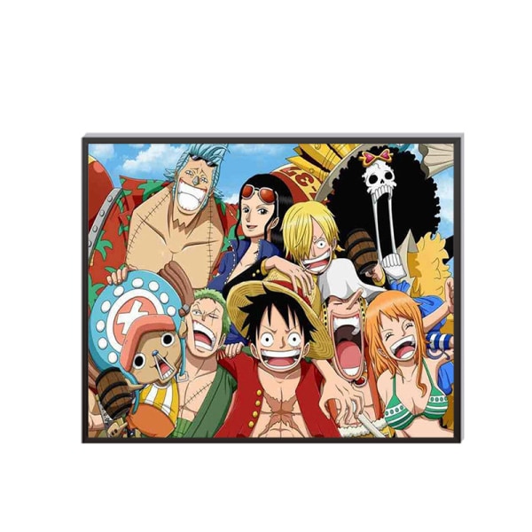 30x40cm, One Piece -timanttimaalaussarja lapsille Anime 5D Full Rhi