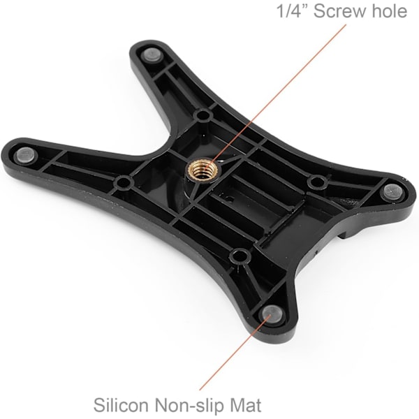 Kamerablixtstativ Blixt Speedlight Blixtsko Fäste Stativ med 1/4\" Metallstativgänga för