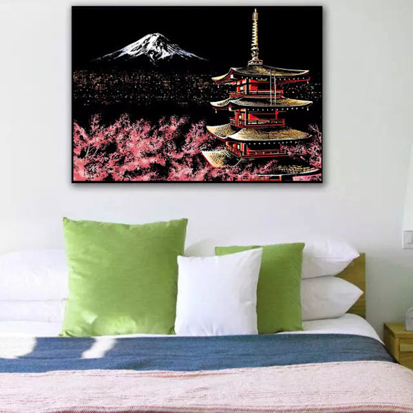MH-(30x40cm) 5d Diy Diamantmålning Anpassa Korsstygns Moun