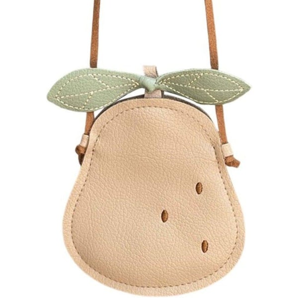 Tegneserie børn minitasker til småbørn piger Pære Crossbody taske Kawaii baby skuldertaske