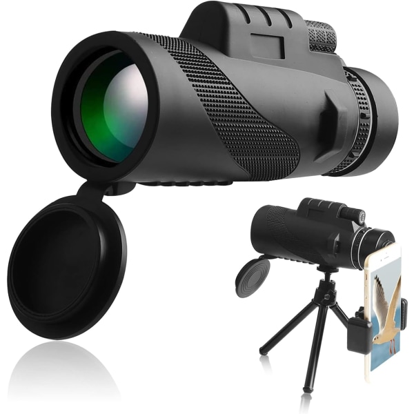 40x60 High Definition Monocular Telescope with Smartphone Holde