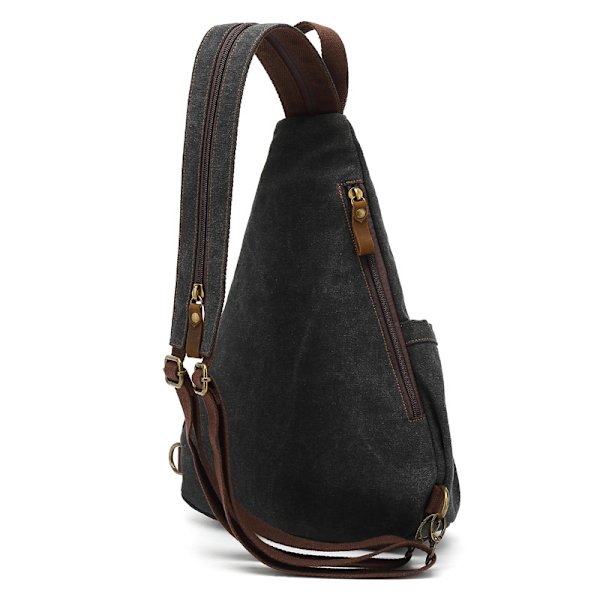 3 i 1 Unisex Khaki Brystveske Menn Ryggsekk Kvinner Sling Bag C