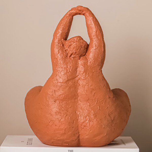 Femme Skulptur Statue Yoga Indretning Cadeau Résine Figure Arts 2