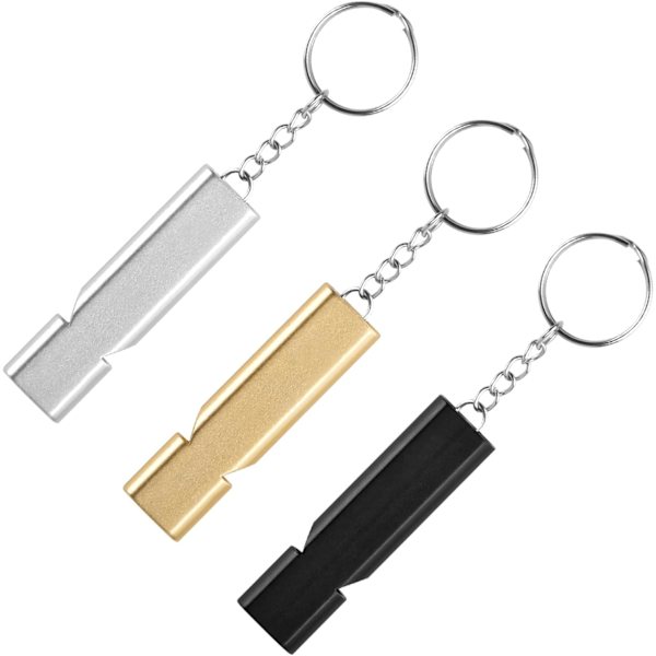 3PCS Överlevnadsvisselpipa med Nyckelring, Nödvisselpipa, Domare W