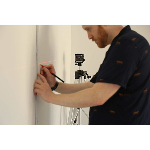 Laser Niveau Stativ 1.5m Laser Stativ, Teleskopisk Tripole med Bub