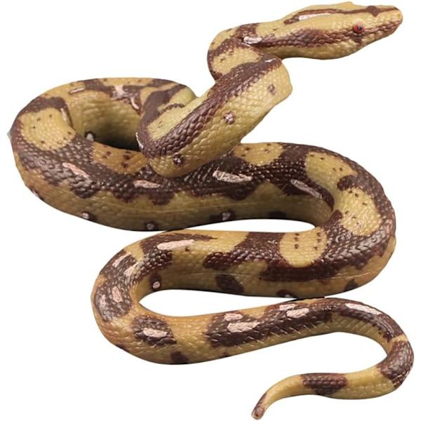 Høy simulering Python modell leketøy stor realistisk slange Halloween lur triks skummel slange leketøy