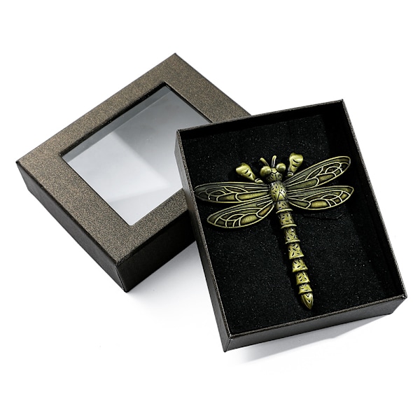 (Dragonfly) Vintage Bogmærke Frigør Dine Hænder Metal Bogmærke Klips Holder Ubesværet Din Journal Åben Mens Du Skriver Perfekt Gave til Bogelskere, Skri