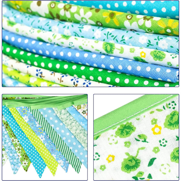 10M Viirit Viirinauha Garland Värilliset Viirit Kolmio Liput Doubl