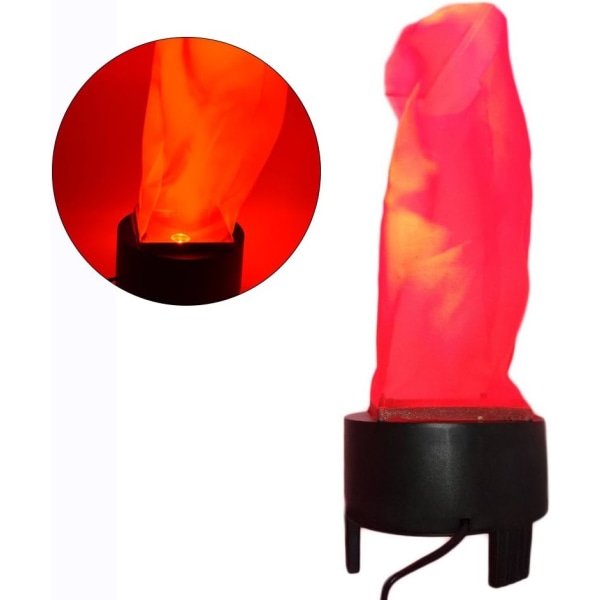 Dynamisk LED-flammelys med branneffekt, simuleringslamper Dekorasjon Atmosfære Falsk tre Gran