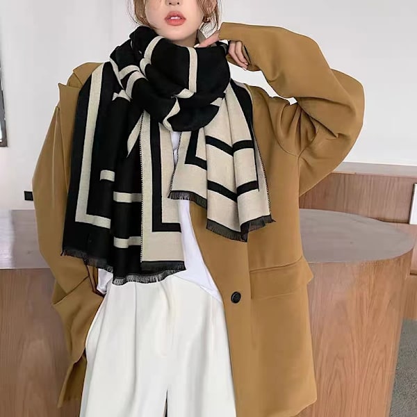 1 kpl Kašmirin tuntuiset huivi talvi lämmin suuri pehmeä Shawl wrap huivi naisille