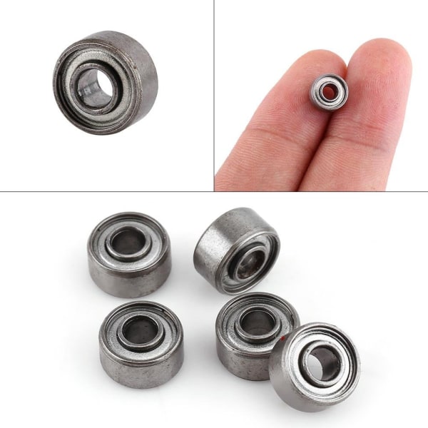 10 stk. Mikro dyb stålkugleleje 693ZZ kugleleje 3x8x4mm miniature dobbelt leje