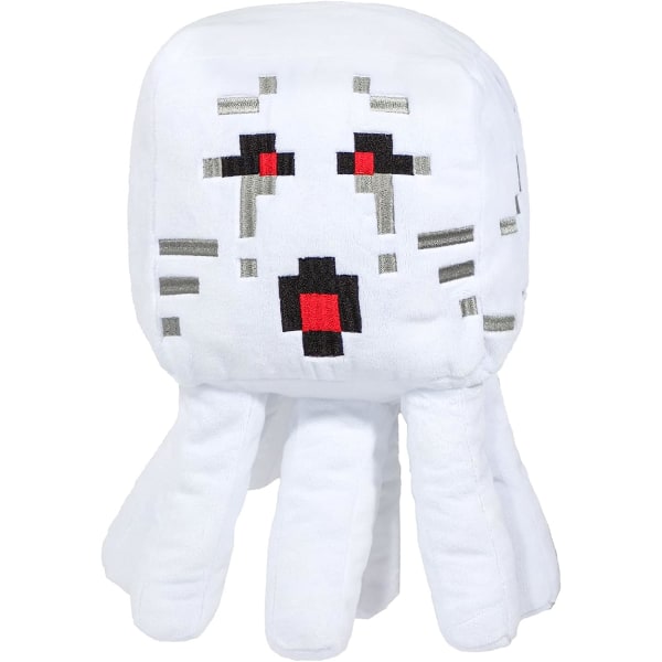 Minecraft Ghast Plysch Stoppade Kudde Kompis - Super Mjuk Polyester Mikrofiber