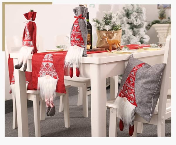 Julbordstablett, 6FT skandinaviska figurer tomte