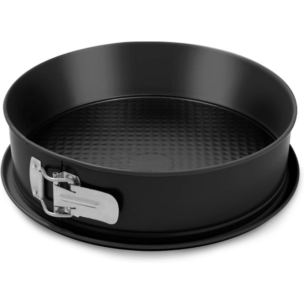 Avtagbar form, 24 cm, med gångjärn och speciellt läckageskydd, i stål med dubbelt lager av non-stick, bl