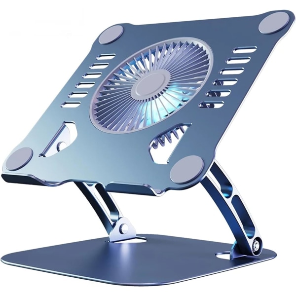 Laptop Cooler Cooling Pad Stand - Smal ergonomiskt Laptop Stand för Skrivbord, 3 Speed ​​Cooling Fa