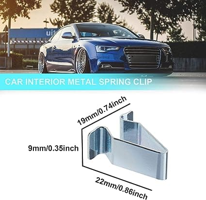 20-pack metallklämmor för bilens inredning
